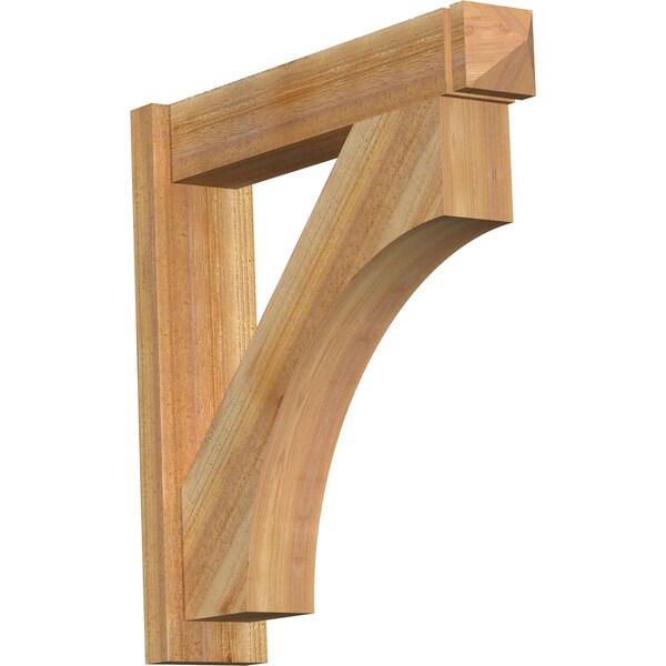Ekena Millwork Westlake Rough Sawn Arts and Crafts Outlooker, Western Red Cedar, 6"W x 28"D x 28"H OUT06X28X28WTL03RWR - main